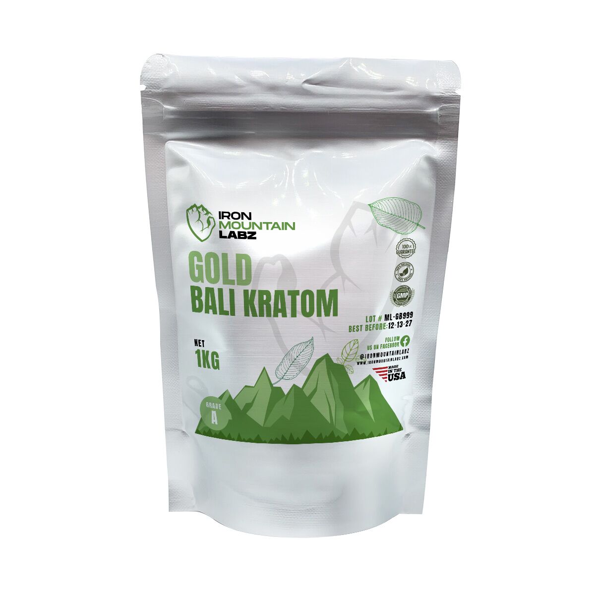 Gold Bali Kratom Powder For Sale - Fast Shipping - USA-Made
