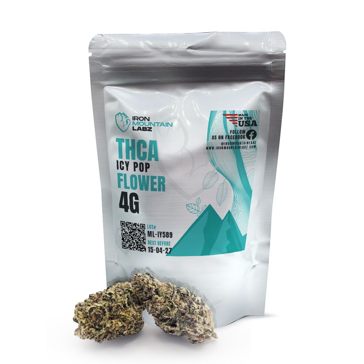 THCA Icy Pop (ice pop) Flower for Sale - 18% THC - Hybrid