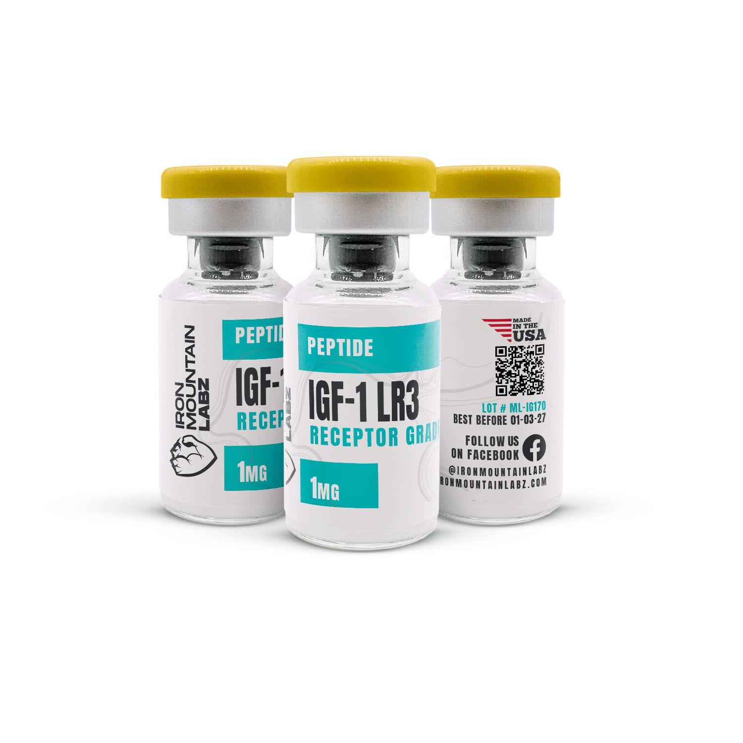 IGF1-LR3 peptide single vial