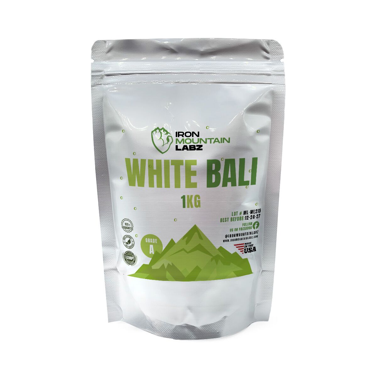 White Bali Kratom Powder For Sale - Fast Shipping - Us-Made