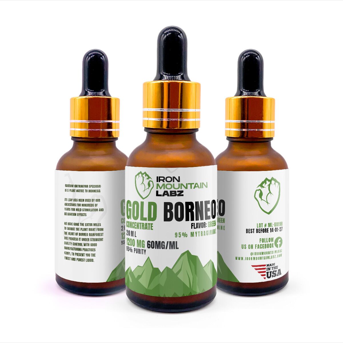 Gold Borneo Kratom Extract Liquid