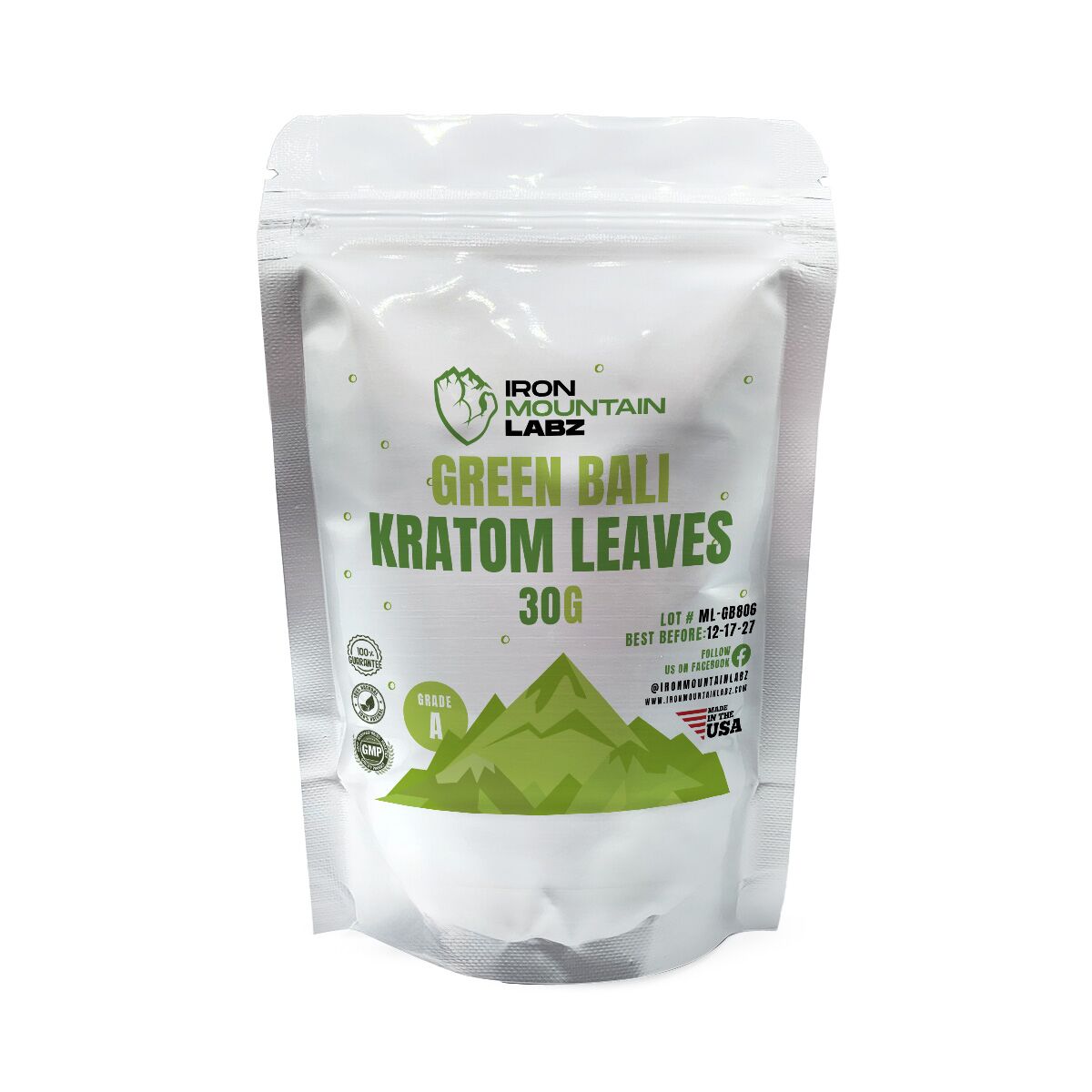 Green Bali Kratom Leaves Powder