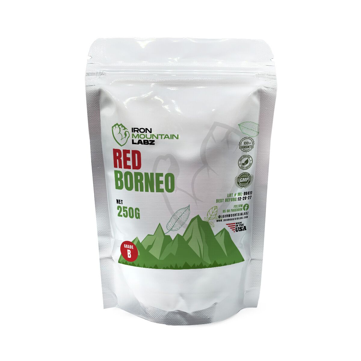 Red Borneo Kratom Powder For Sale - Lab Tested - USA-Made